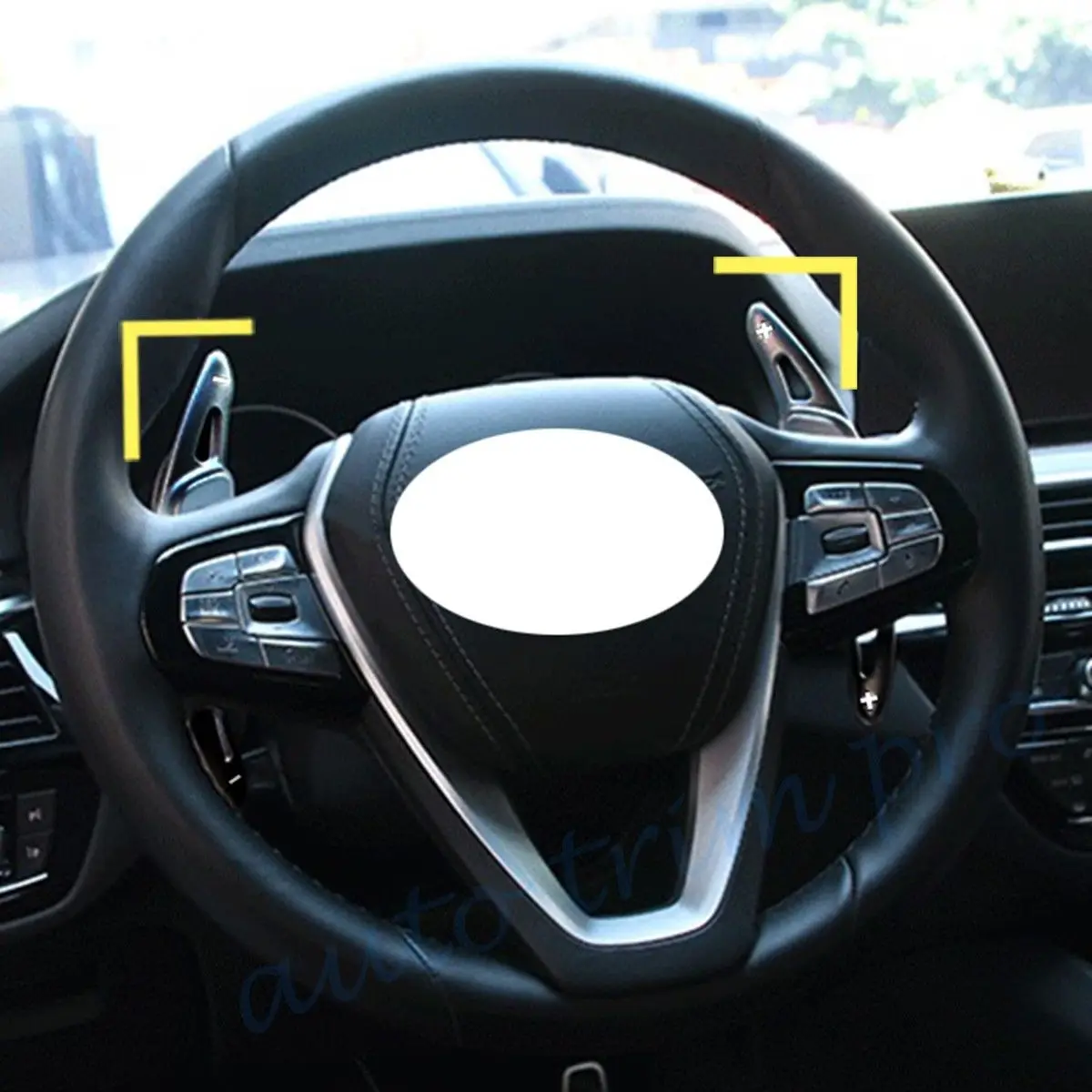 For BMW 5 7 Series G30 G11 X4 M5 F26 F90 2PCS Shift Paddle Steering Wheel Lever