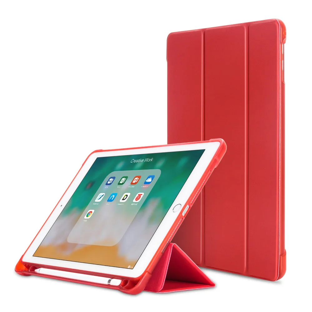 Чехол для iPad air2 air1 2018 2017 9 7 "силиконовый мягкий чехол из искусственной кожи 6 го