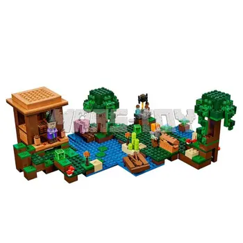 

The Witch Hut Building Blocks With Alex Action Figures Compatible 21133 Bricks Set Toys