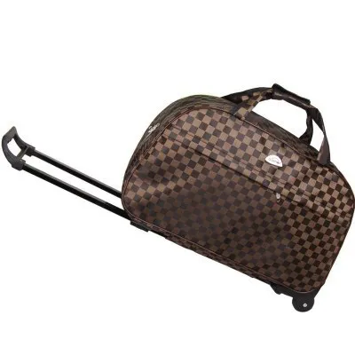 LADSOUL, большая дорожная сумка на колесиках, сумка на колесиках, портативная дорожная сумка, сумка для багажа, модная, водонепроницаемая, удобная для переноски - Цвет: p9-Large bag