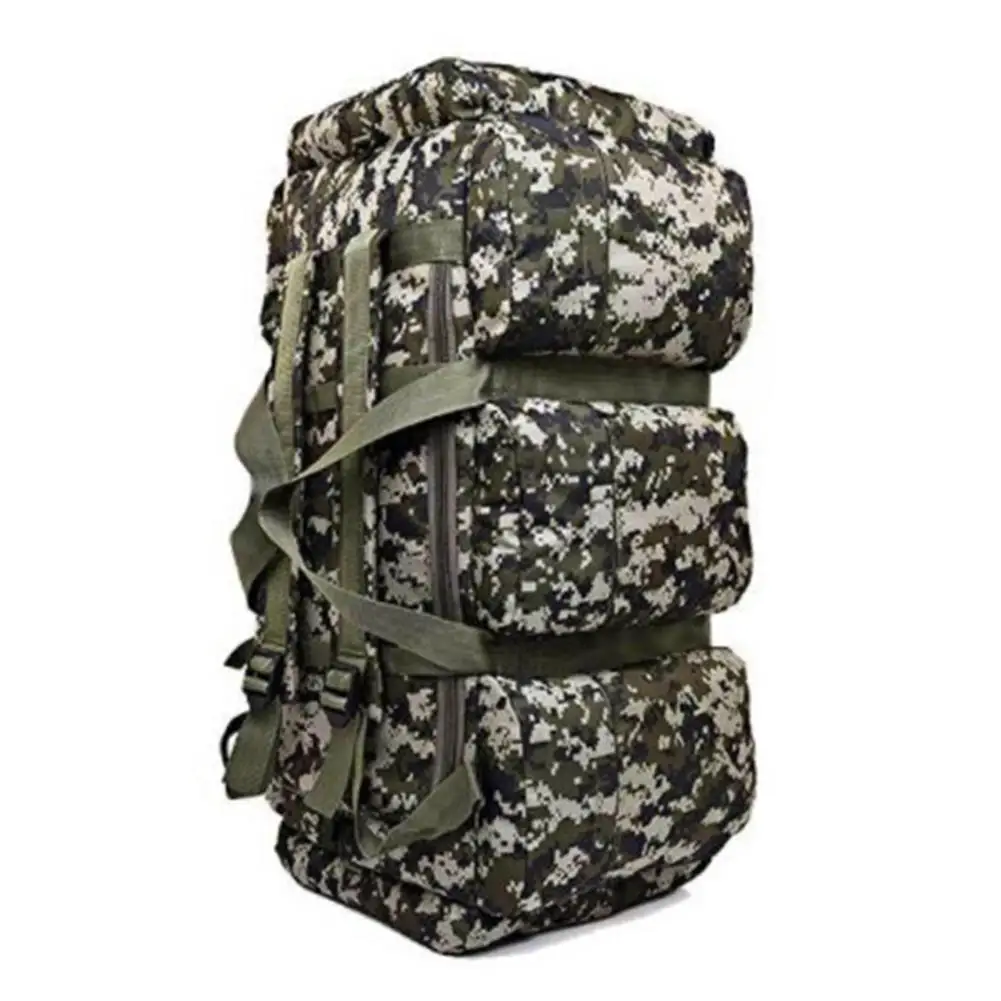 90L Backpack Mountaineering Bag Large Capacity Outdoor Camping Hiking Luggage Tent Bag Canopy Tent Foot Sandbags - Цвет: Camouflage