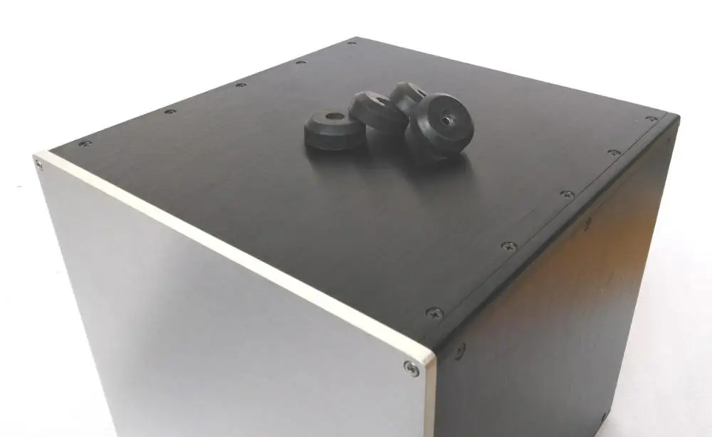 CNC все алюминиевый корпус шасси в корпусе коробка для DIY Аудио корпус блока питания 300 мм* 300 мм* 311 мм
