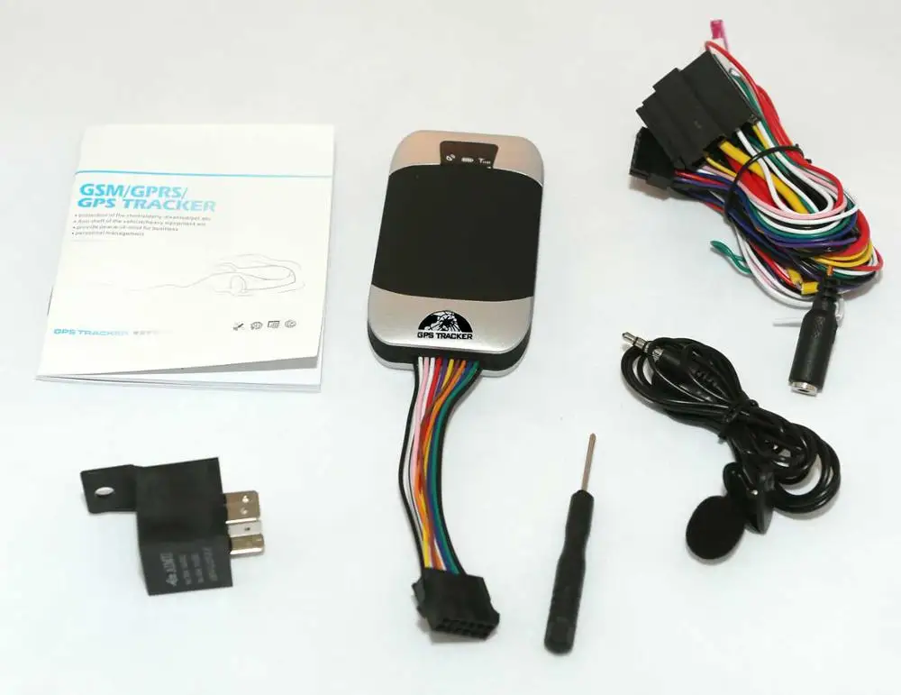 Car Vehicle GPS Tracker GPS303F Quad band Real time GPS GSM GPRS Tracker Device Google maps Free Web Platform Services