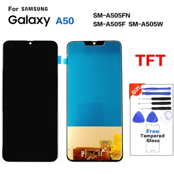 

TFT For Samsung Galaxy A50 SM-A505FN SM-A505W lcd Display Touch Screen Replacement For Samsung A50 A505 A505G display lcd module