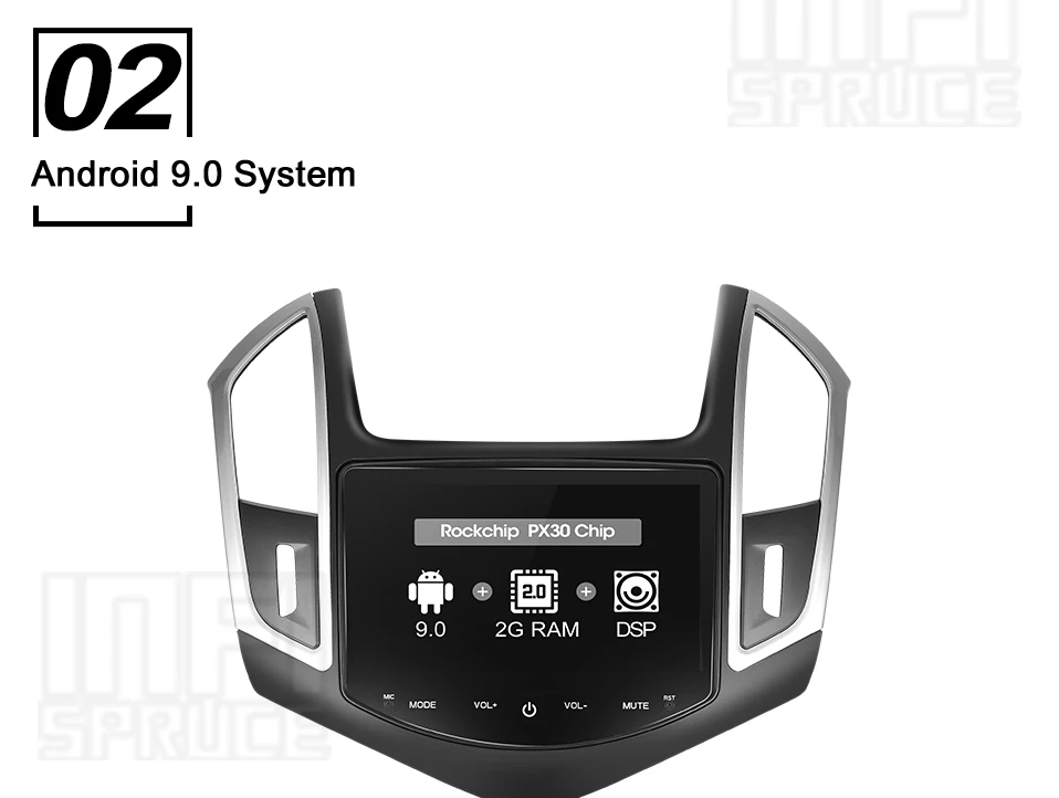 Android 9,0 автомобильный dvd gps плеер для Chevrolet Cruze 2013 с радио gps навигацией Поддержка Зеркало Ссылка руль