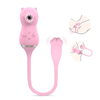 2 In 1 Sucker Vibrator Vibrating Egg Sex Toys for Women G-spot Clitoral Stimulator Nipple Sucking Vibrators Female Masturbator 2
