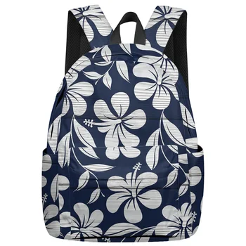 

Wood Texture Background Abstract Flower Pattern Backpack Interior Key Chain Holder Luxury Backpack Arcuate Shoulder Strap