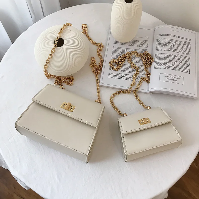 

Summer Mini Bag Women's 2019 New Style Fashion Chain Square Sling Bag France Non-mainstream Design Shoulder Bag