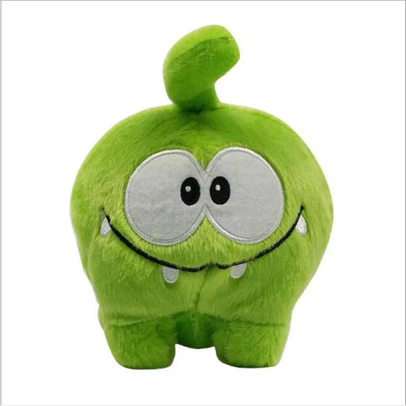 20 см ребенок отрезать веревку мой Ом ном зеленая лягушка Android кукла плюшевые игрушки мягкие игрушки для животных День рождения Рождественский подарок для - Цвет: Зеленый