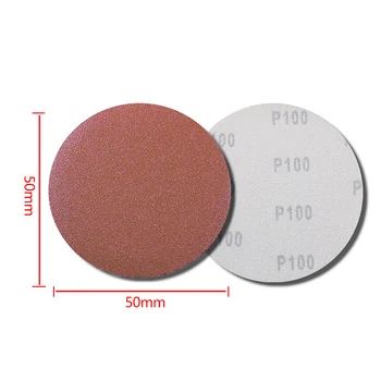

2020 New 100pcs/Set 50mm Sanding Papers +1pcs Polished Board 60-2000Grit Aluminum Oxide Brand New And High Quality