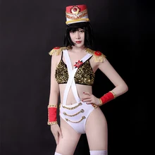 Костюмы для бара Ds, Сексуальная Одежда для танцев на шесте, фестивальный Рейв, наряд для ночного клуба, женские костюмы певиц, боди, одежда для сцены DN4817