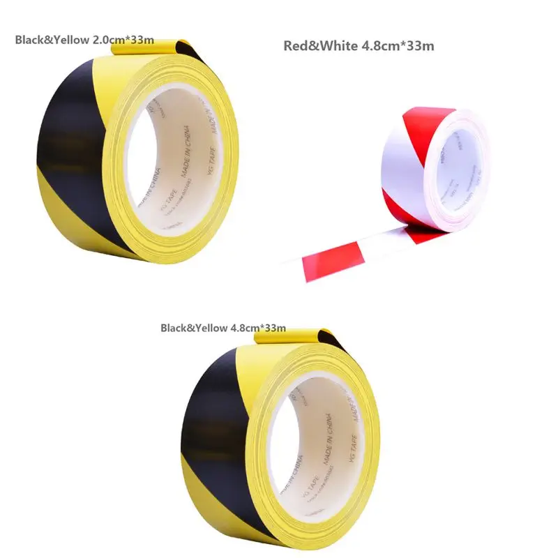 

33M Warning Tape Waterproof Anti Slip Scratch Sticker Caution Adhesive Safety Tape