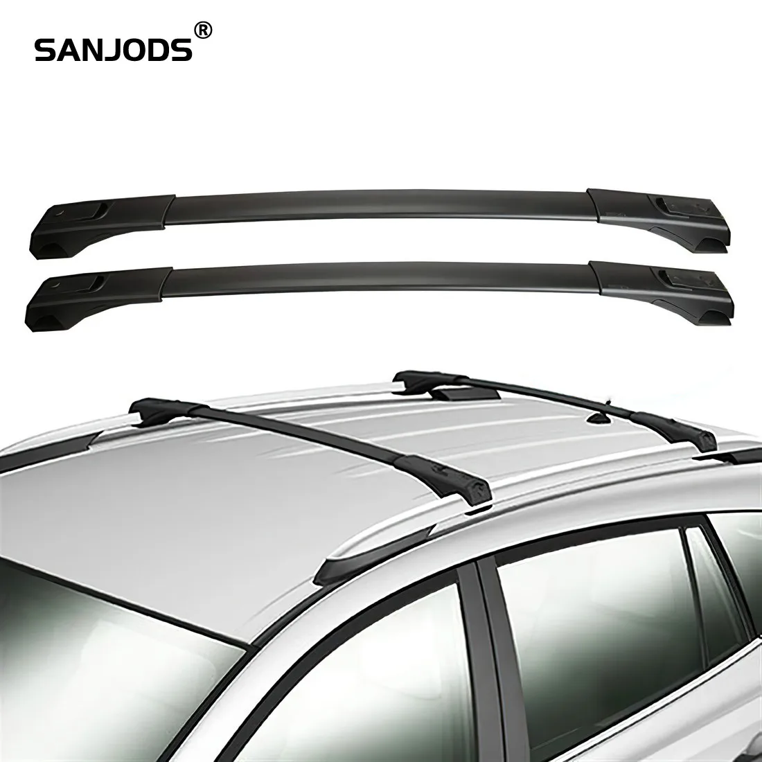 SANJODS сменный багажник на крышу для Toyota RAV4 2013 2014 2015 2016 2017 2018 пара OE Style алюминиевые