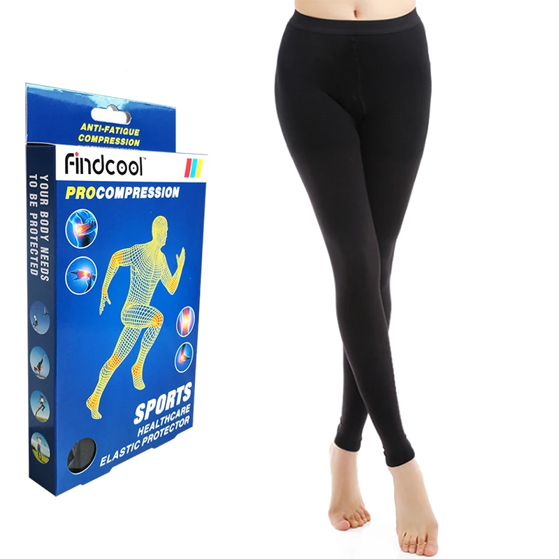 

Findcool 23-32mmHg Medical Compression Stockings Women Pantyhose Open Toe for Varicose Veins