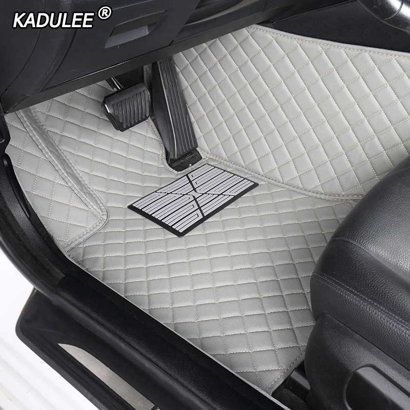 

KADULEE Custom car floor mats for Hummer H2 H3 2007 2008 2006 2009 for Hanteng X7 X5 X7 all weather heavy duty high quality