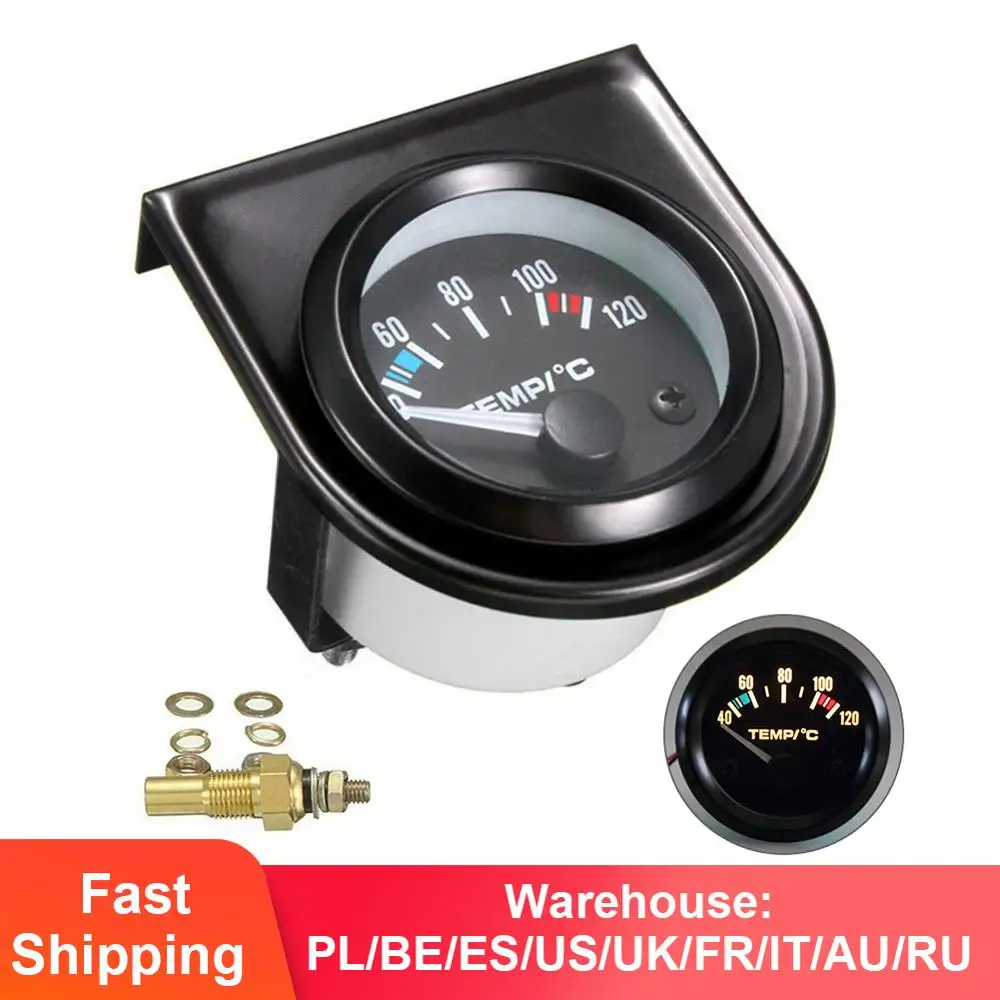 Car Gauge 2" 52mm Water Temp Gauge 40120 Centigrade Temperature