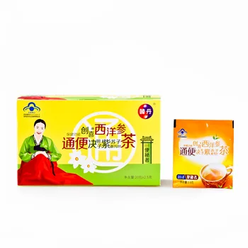 

20 packs/box Han Dan Chuangxi American ginseng constipation tea, intestinal tea, constipation, senna leaf and perilla