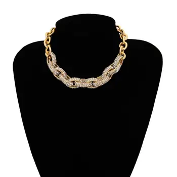 Crystal Chunky Chain Necklace For Women - AMANDA