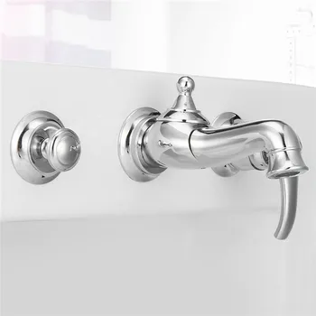 

Three-piece Bathtub Faucet Pull Out Bath Shower Set Bathroom Shower Faucet Waterfall Bath Sink Faucet Water Mixer Taps
