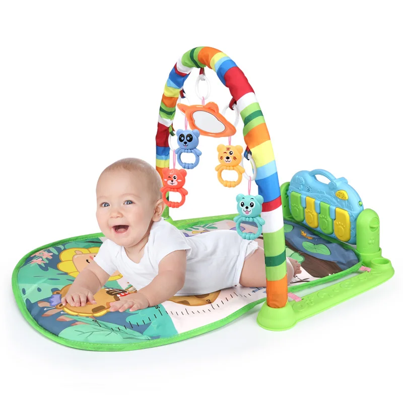 Hipac Baby Bed Bell Musical Pedal Piano High-Elastic Bracket 0-12 Months Baby Newborn Infant Toys for Kids Gifts for Children