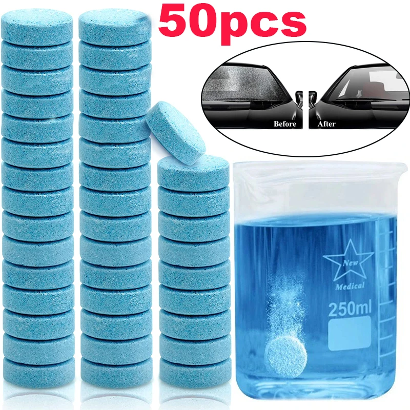 Concentrated Detergent Car Windshield Cleaning Effervescent Tablets