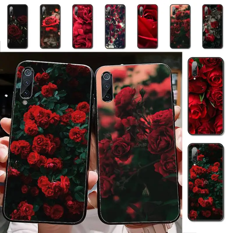 Чехол для телефона RuiCaiCa с красными розами Xiaomi mi 9 8 10 5 6 lite F1 SE Max 3 2 mix 2s | Мобильные