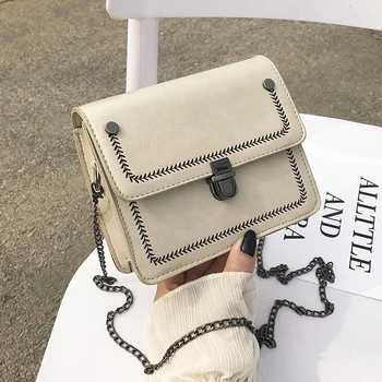 

Vintage Small Women Shoulder Bag Flap Designer Handbags Crossbody Messenger Bags Chain Female Hand Bags