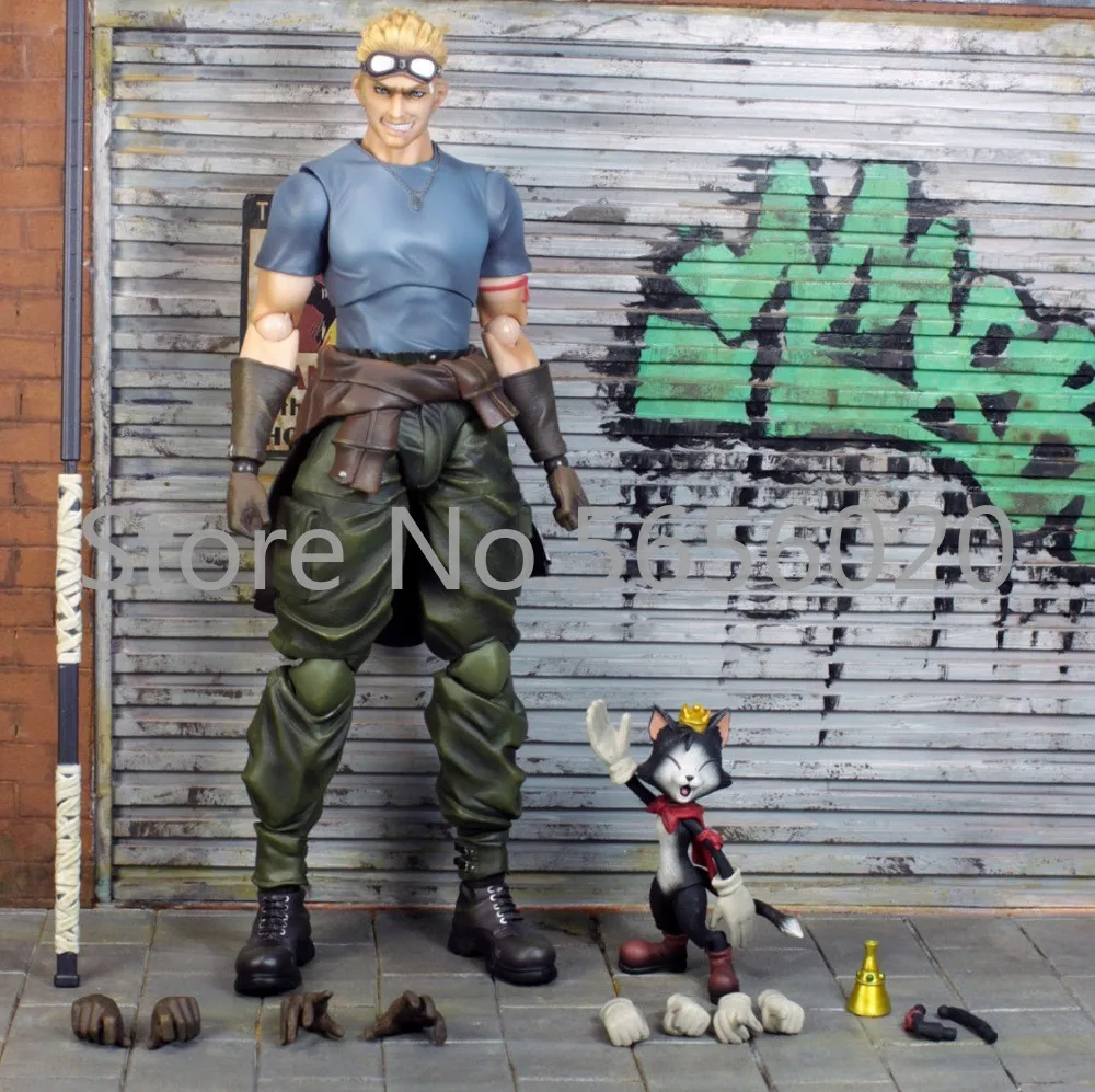Square Enix Cid Highwind & кайт Сит фигурку без Цвет коробка в наличии|Игровые фигурки и