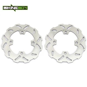 

BIKINGBOY Full Sets Front Rear Brake Discs Disks Rotors For Suzuki RM 65 RM65 K3 K4 K5 03 04 05 2003 2004 205