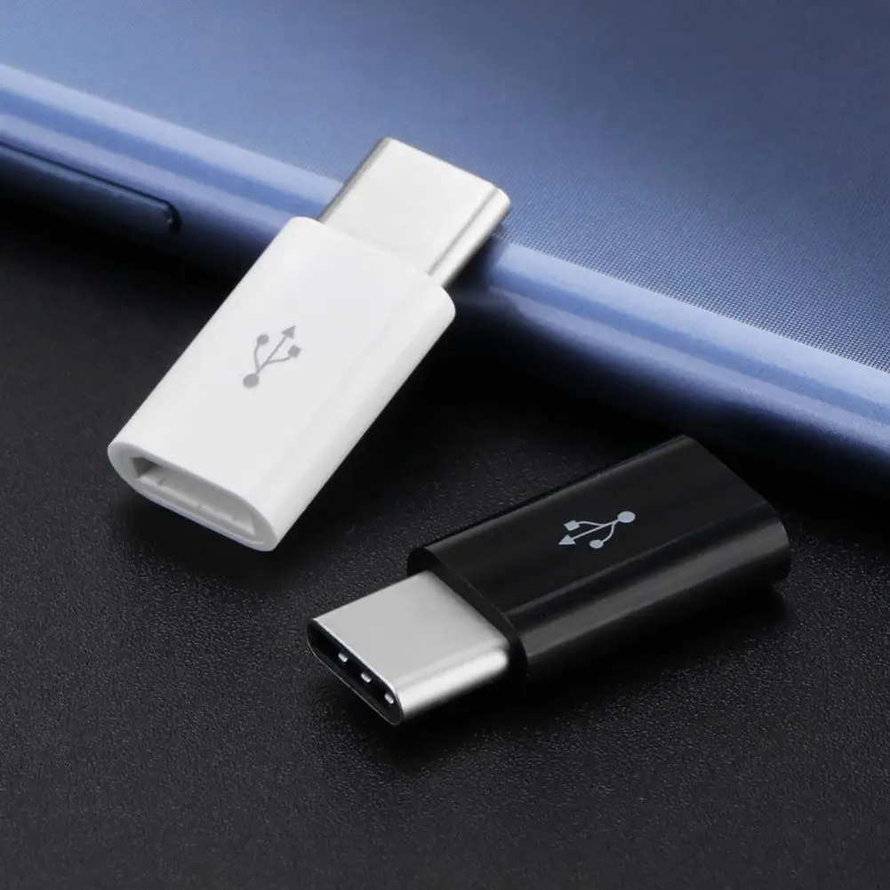 

Micro USB Female to Type-C Male OTG Adapter Phone Charge Data Transfer Converter