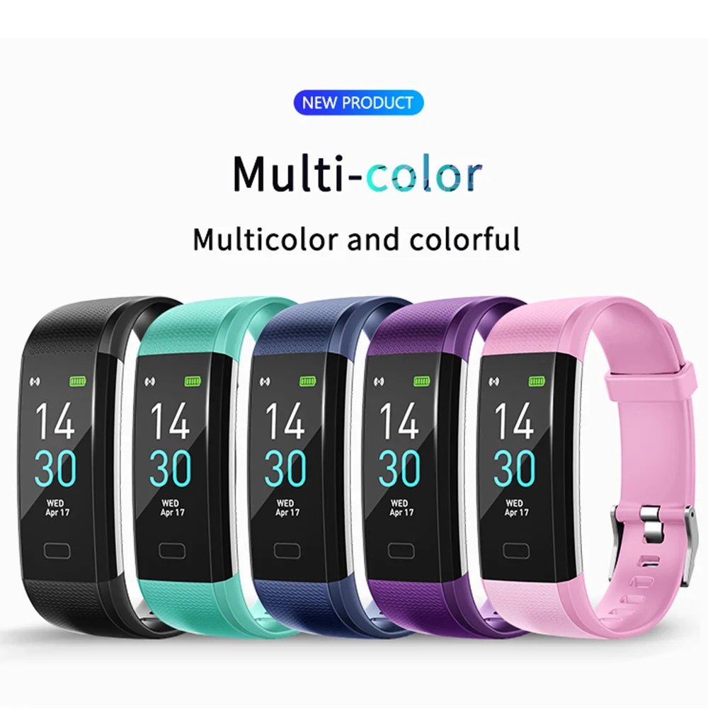 CHDX Bluetooth цветной экран умные браслеты монитор сердечного ритма часы фитнес