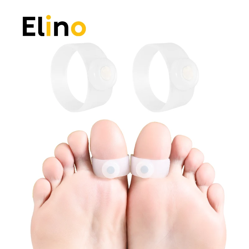 Силиконовый массажер для большого пальца Elino 4 шт. магнитная терапия похудения