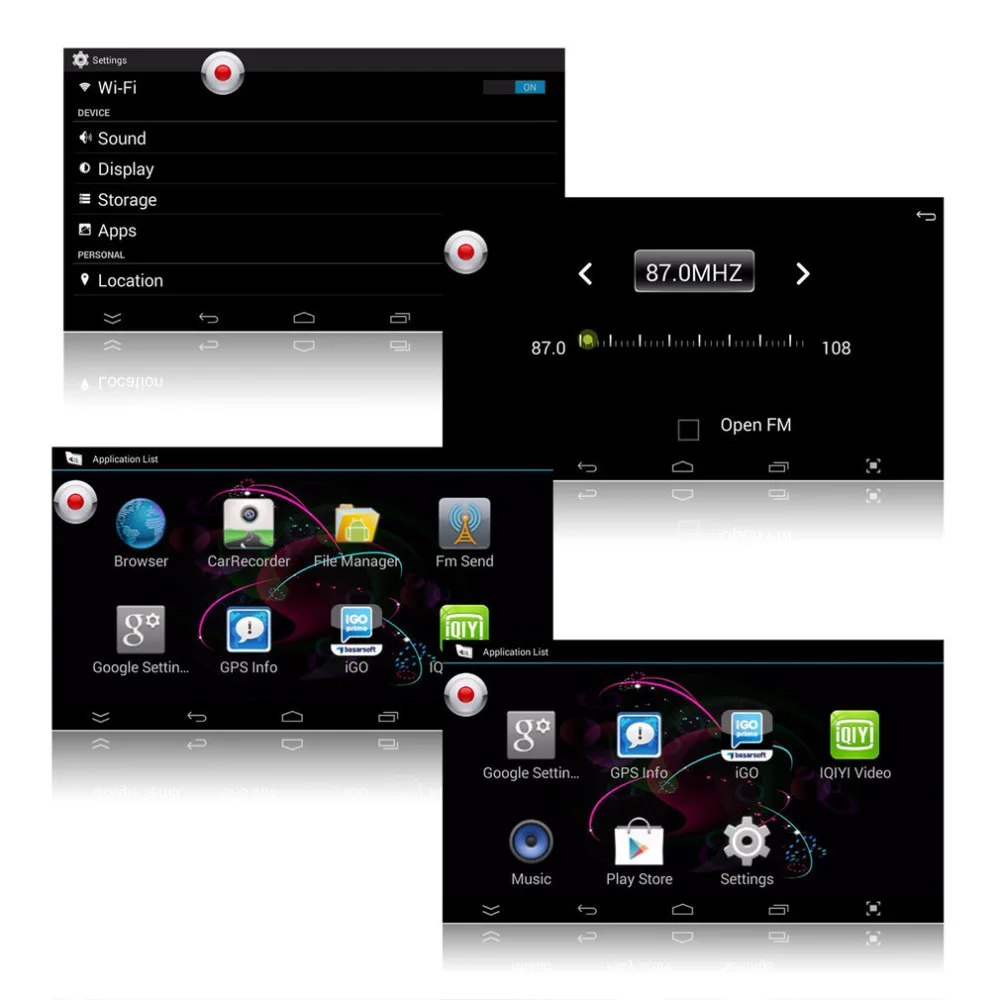5 inch Dpower Q6 Highlight Touch Screen Driving Recorder Mirror+ GPS Tracking GPS Navigation Loop Recording Night Vision