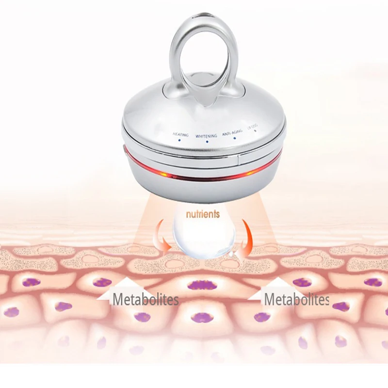  Iontophoresis Beauty Instrument Face Lift Tool Facial Massager Constant Temperature Skin Rejuvenati