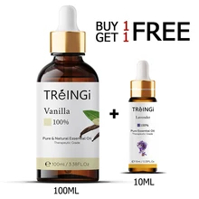 10ml 110ml Lavender Vanilla Essential Oils 2pcs Set for Humidifier Diffuser Hair Care Jasmine Mint Ylang Ylang Tea Tree Aroma