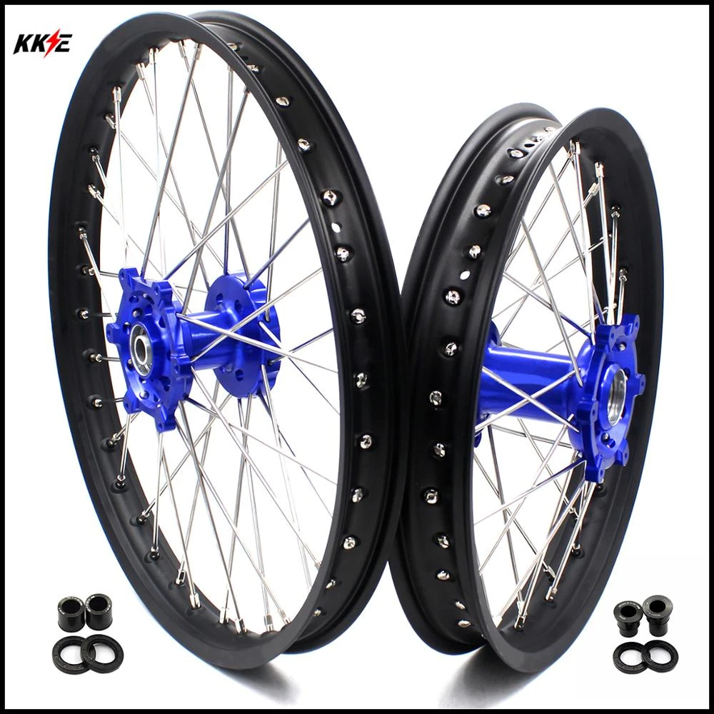 Kke 21/18 Spoked Enduro Wielen Velgen Set Voor Suzuki DRZ400 2000 2004  DRZ400S 2000 2021 DRZ400E 2000 2007 DRZ400SM 2000 2021|enduro wheels|spokes  rimshub rim - AliExpress