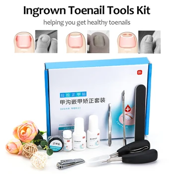 

Ingrown Toenail Tool Kit Treatment Pedicure Tools Ingrown Toenail Removal Correction Ingrown ToeNail Clipper Trimmer File Pusher