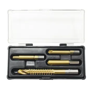 

Band Saw Drill Broken Head Screw Extractor High Speed Steel Slotted Hole Cutting Tool Repair Tool 4Pcs