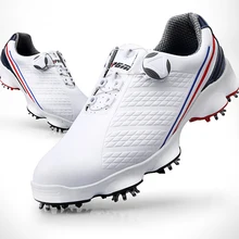 Обувь для гольфа мужские вращающиеся ручки с пряжкой кроссовки для гольфа дышащая обувь для гольфа водонепроницаемые спортивные кроссовки мужские тренировочные кроссовки