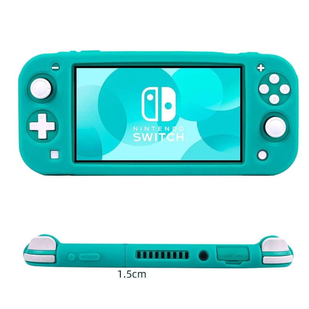 Силиконовый чехол CHINFAI для shand Switch Lite, мягкий эргономичный Нескользящий Резиновый защитный чехол-подставка для NS Lite, мини-консоль