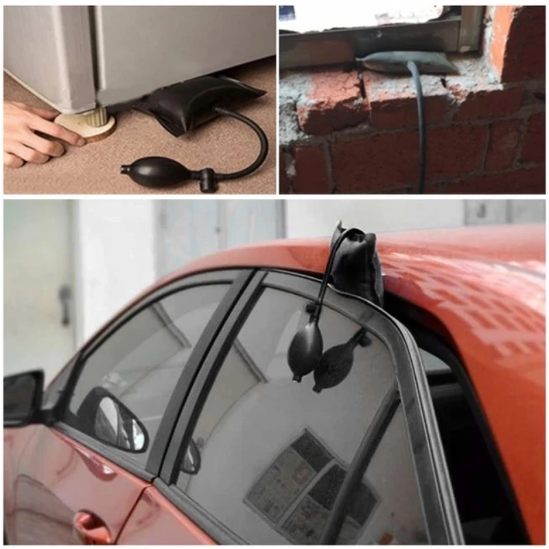 Inflatle Pump wedge Air Bag Lock Dent Opener Tool for Car Window Emgerency Entry