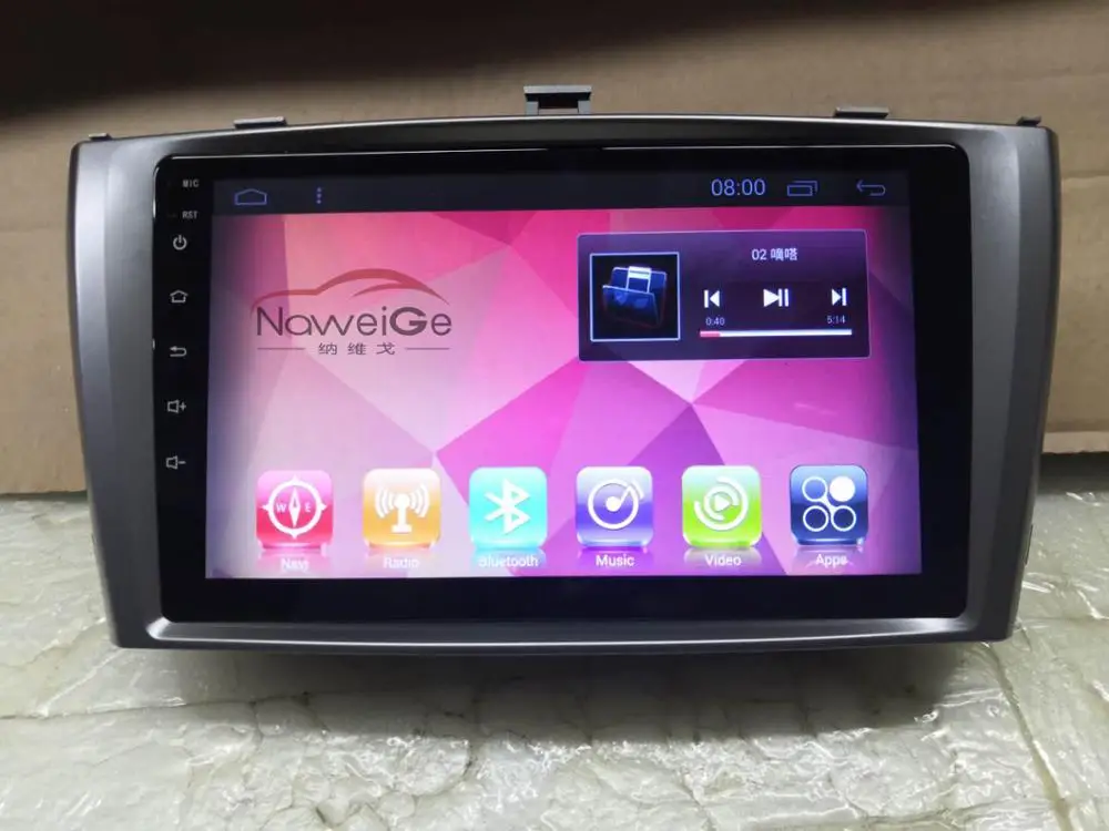 NaweiGe 9 дюймов Android головное устройство для Toyota Avensis 2009- автомобильный аудио для Toyota Avensis автомобильный dvd-плеер для Toyota Avensis dvd