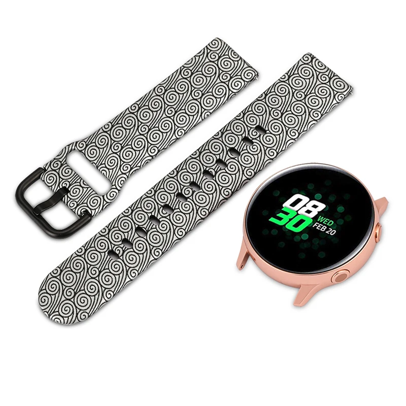 Браслет ремешок для Huami Amazfit bip Youth Correa наручные часы ремень для samsung Galaxy Active 42 мм gear S2 Garmin Vivoactive Band