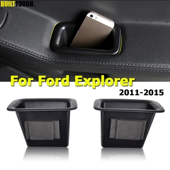 

Door Storage Box Tray Inner Handle For Ford Explorer 2011 2012 2013 2014 2015 Armrest Center Console Container Car Organizer