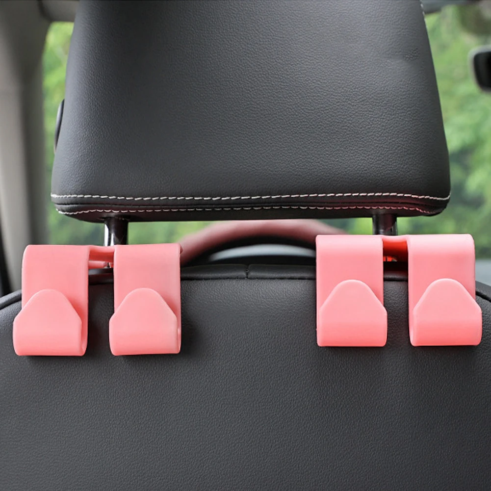 Car Seat hook for headrest Back Seat Headrests Hooks Hanger Organizer Rack  Durable Rear Seat Hook for Clothes Grocery 