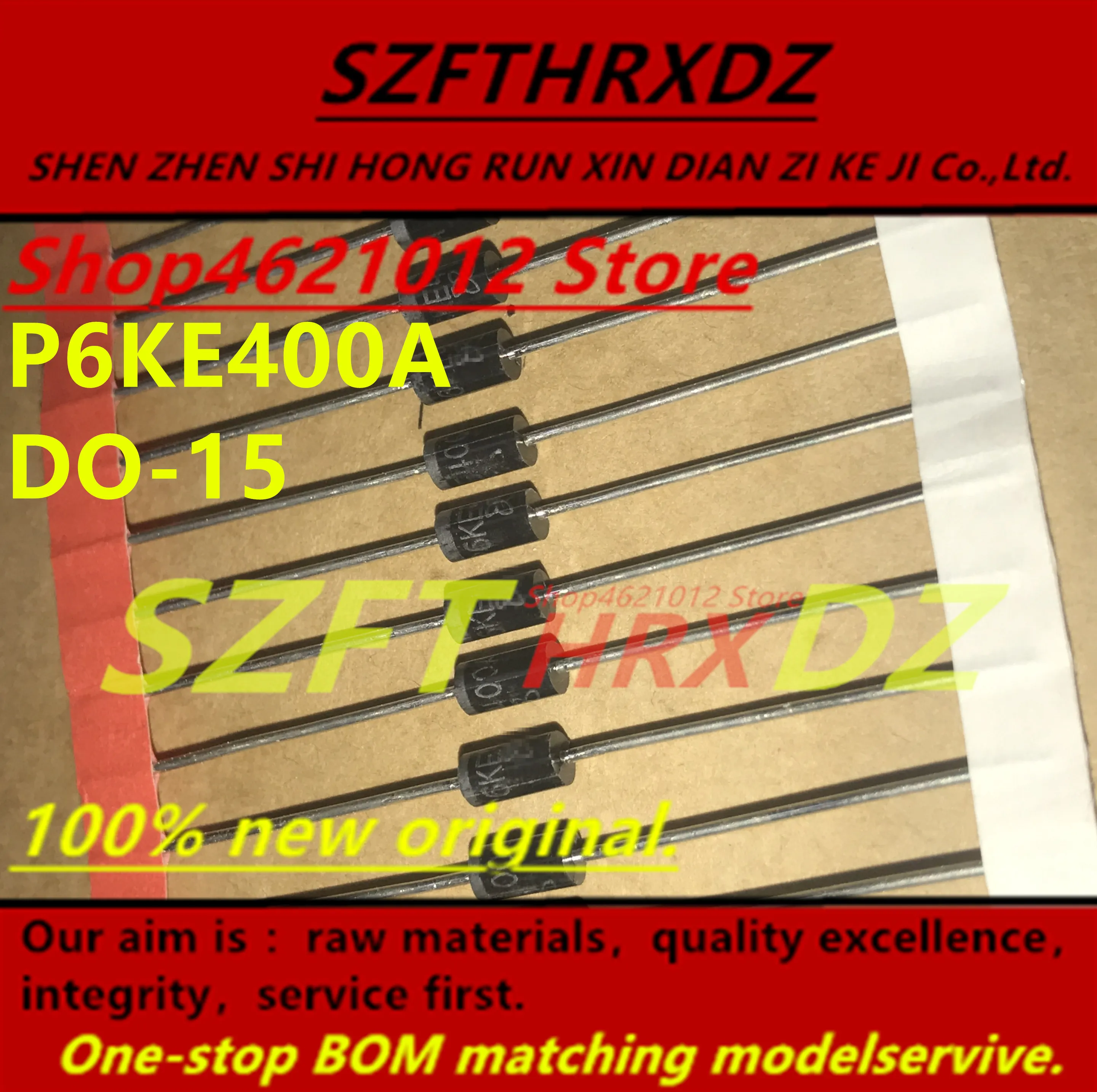 SZFTHRXDZ(100 шт.) P6KE250A P6KE300A P6KE350A P6KE400A P6KE440A DO-15
