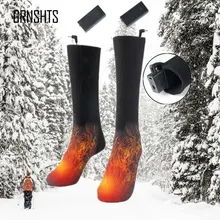 Зимние нейтральные носки для мужчин и женщин, электрические носки с батарейным боксом, нагревательные носки, теплые носки, теплые носки для ног