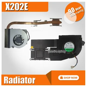 

New CPU Fan heatsink For Asus VivoBook S200E X201E X201EP X202E improved Heatsink copper pipe better alumimun AB05105HX060B00