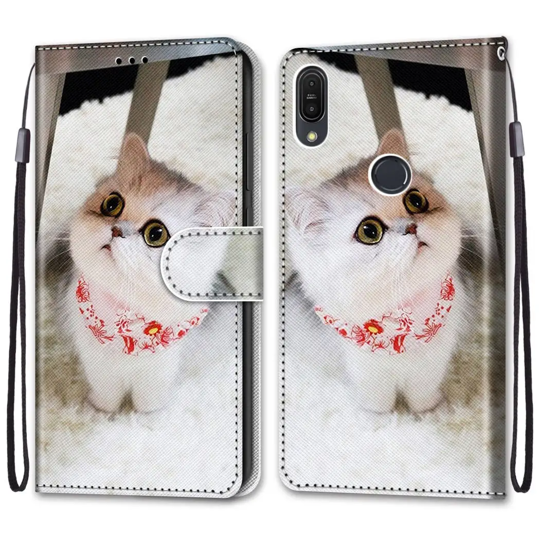 For Huawei Honor 8A 8C 8X 9 Case Flip Leather Wallet Stand Holder Magnetic Book Cover for Huawei Honor 9X Phone Case Cute Anime