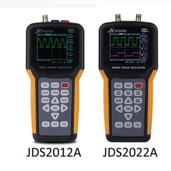 

Portable oscilloscope JH JDS2012A JDS2022A 20MHz Bandwidth 2 channel Mini Handheld Digital Storage Oscilloscope +Multimeter Test